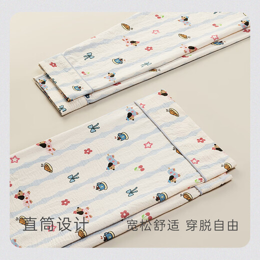 Gongdie Pyjamas Ladies Spring und Herbst Langarmed Cartoon Welpenanzug können Dachshund Hunde Home Clothes SDYR-9901 Dachshund SDYR-9901 Dachshund Hund Volldruck Set M (Empfohlen 80-100jin [Jin Equals Equals gleichen]) Universal Code