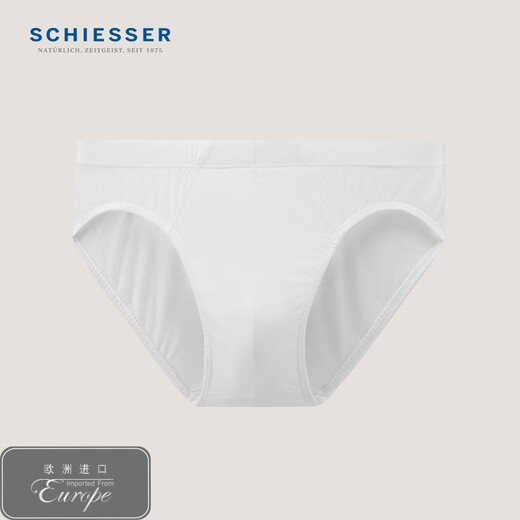 Schiesser Men's Underwear Modal Breathable Briefs [European Imports] E5/20036S Black 1 Pair L