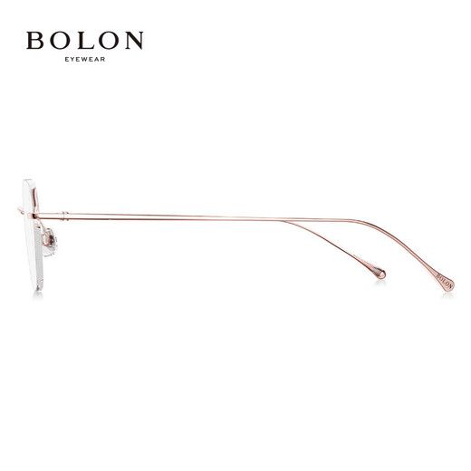 暴龙（BOLON）无框近视眼镜框 女士优雅轻盈蝶形钛合金镜架可配镜片 BT1592