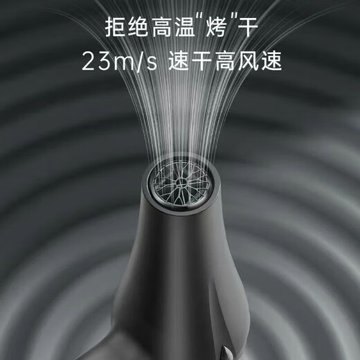 MERIOEC3800w hair dryer for household hair care salon and barber shop special high-speed drying hair dryer small powerful hair dryer household silent high power does not hurt hair silver ac pure copper large motor 3 meters cord 3800