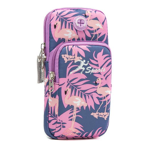 Shanta arm mobile phone bag running bag sports fitness men and women marathon night morning running mobile phone bag arm sleeve arm bag red-crowned crane green (suitable for 6.7 inches or less