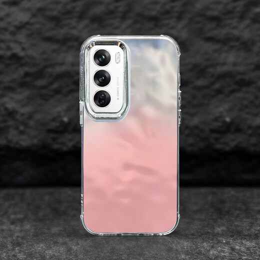 可不可 适用opporeno13手机壳reno12新款水波纹保护套reno11/10大孔镜头reno9/8/6创意个性纯色晕染防摔 水波纹-【蓝色晕染A846】+手机膜 Reno5/Reno5K
