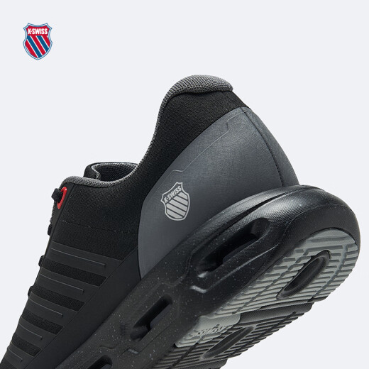 
KSWISS men's spring new fashion comfortable shock-absorbing sports breathable casual shoes 9277-M 030 pure black/fantasy silver 40