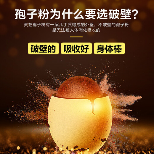 修正破壁灵芝孢子粉 中老年男女提高增强免疫力林芝孢子粉术后营养品 2盒装【120袋】原装