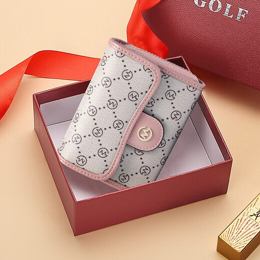 Sac de carte de golf (golf) Sac de carte de visite pour femmes ID de cartes de rangement Sac de cartes de banque Sac de cartes de banque multifonctionnelle portefeuille de portefeuille d'anniversaire pour femmes