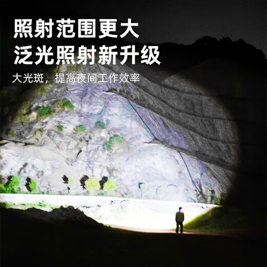 哲初头灯强光超长续航50000w防水60小时LED可充电头戴式军户外专用 【升级无感应高亮款】699k 铝合金 单电款 头灯强光超长续航50000w防水60小时