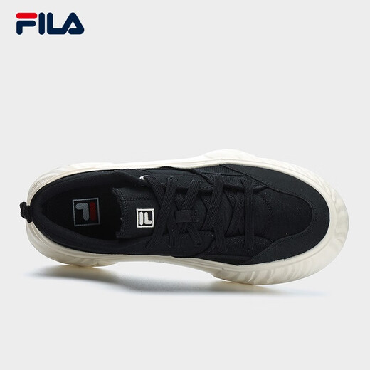 斐乐（FILA）官方川行鞋FOSSO男鞋复古帆布鞋新款休闲鞋 黑-BK 41