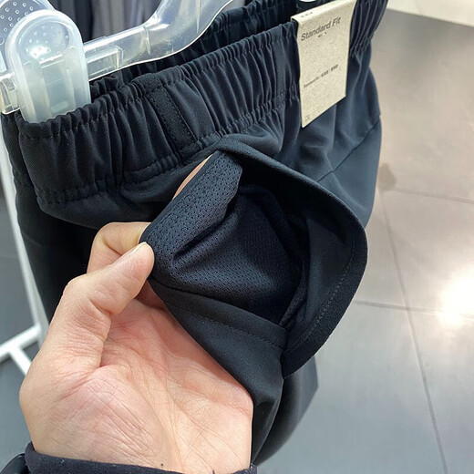 耐克（NIKE）运动裤男裤2025夏季新款梭织透气长裤健身裤休闲裤平口裤 梭织速干直筒DM6627-010黑色 S 推荐100-120斤