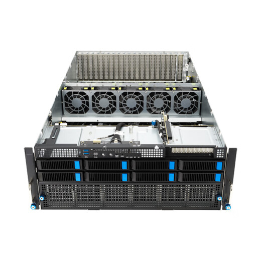 大勤图智华硕ESC8000A-E12/RTX4090深度学习主机8路GPU服务器AI人工智能高性真计算DeepSeek部署大模型电脑 EPYC 9734*2/224核448线2.2G 【新品】RTX4
