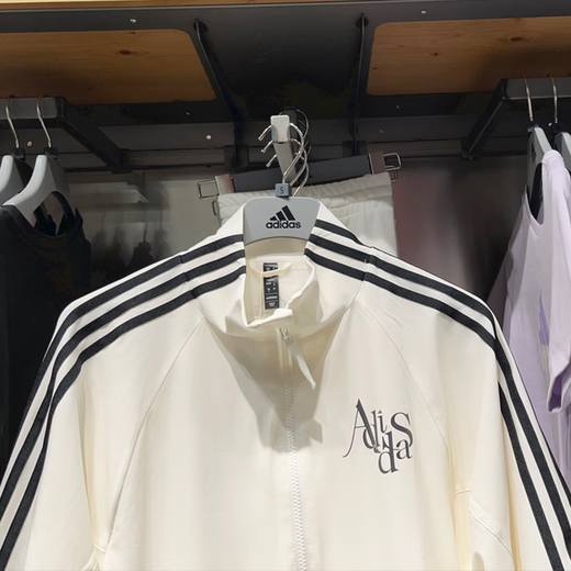 阿迪达斯 （adidas）三叶草外套女装2025夏季新款运动休闲舒适立领夹克风衣防风服 JI9768汉玉白 M