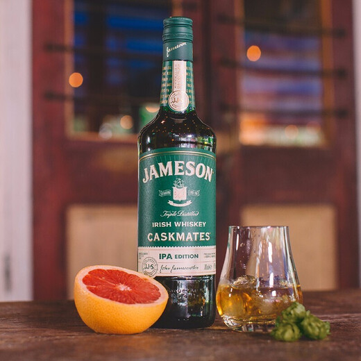 尊美醇（Jameson）品牌直供 尊美醇Jameson爱尔兰威士忌占美神进口洋酒保乐力加 尊美醇精酿啤酒桶IPA版 700mL 1瓶