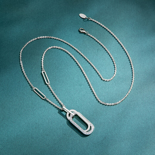 Qlady geometric sweater chain women's high-end long necklace temperament light luxury design sweater decoration pendant pendant gift