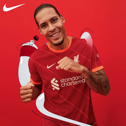 Nike 21/22 saison Liverpool Home Player / Fan's Edition à manches courtes T-shirt Jacket Football Suit DB2533 Version du joueur Red DB2533-688 M