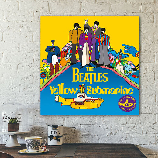The Beatles Poster Band The Beatles John Lennon Rock Star Album Decorative Hanging Paintings Beetle 826 30*30cm Oil Canvas/Frameless Double-sided Glue