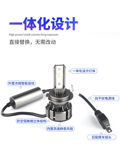 雷静一汽红塔解放霸铃公狮经典12357系改装货车LED超亮远近光大灯灯 超亮聚光[解放经典3系]近光灯 一对装