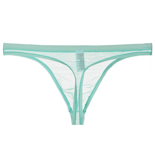 Caja transparente desnuda de los hombres Mala delgada de malla sexy sexy sexy ropa interior sexy en sexy tentador transpirable jóvenes t-tosers rojo m