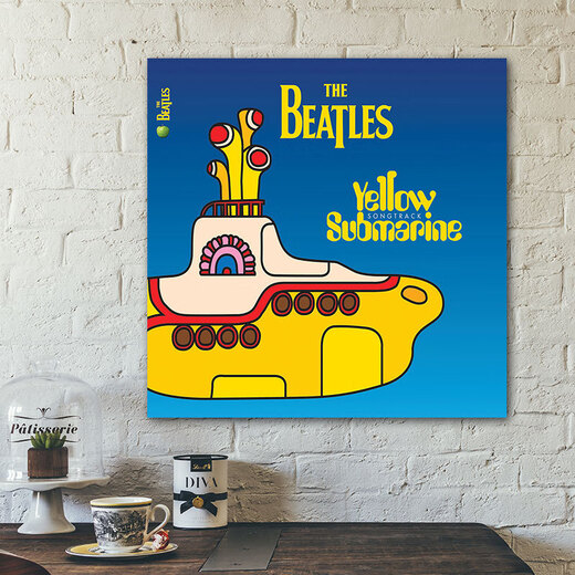 The Beatles Poster Band The Beatles John Lennon Rock Star Album Decorative Hanging Paintings Beetle 826 30*30cm Oil Canvas/Frameless Double-sided Glue