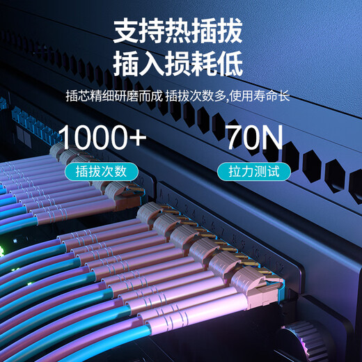Nokoxin Telecommunications Grade Fibre Cable Om3 10 Gigabit Multimode Dual Core Faser Jumper LC-LC gepanzerte Faser-Sprungfaser für Anti-Bending-Maschinenraumtechnik Spezialfaser-Springfaser-Panzer 10 Gigabit Multimode Dual Core LC-SC (OM3) 20 Meter