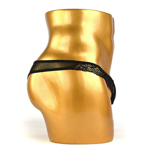 Confidential delivery of sexy men's sexy underwear men's thong underwear fully transparent T-pants passion free nightclub opening red one size