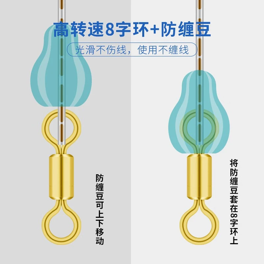 Folk artist master convenient line set tied fishing coil finished main line set wild fishing platform fishing gear fishing supplies