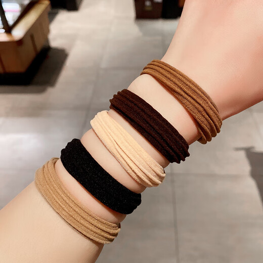 BARY REEF 2022 New Style High Elasticity Rubber Band for Hair, Durable Ponytail Will Not Hurt Hair Band, Hair Tie for Women, Mixed Pack of 10