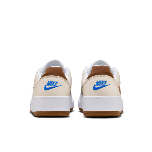 Nike (NIKE) official FULL FORCE men's sneakers autumn shoes low top retro classic HJ3485 121 white/light British brown/white/clear blue 42.5