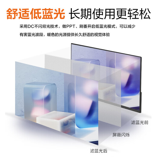 Lecoo Lecoo 23.8-inch IPS100Hz high brush full HD three micro-edge HDMI interface wide viewing angle can be wall-mounted computer office monitor B2431E