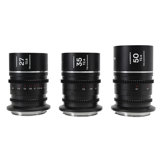 Laowa 1.5X anamorphic wide screen lens 27/35/50mm wide screen suitable for S35 format SLR mirrorless anamorphic lens independent mount accessories Macro 4/3 system interface mirrorless anamorphic lens independent mount Contact customer service to note the model