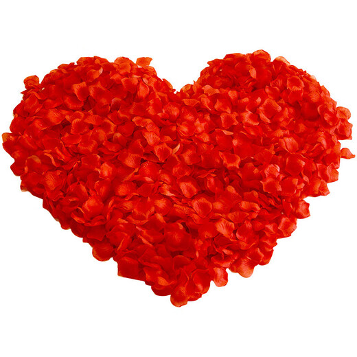 Hand sprinkled fake rose petals, non-woven fabric, simulated petals, proposal, birthday, romantic party scene decoration props, dark purple petals*10 pack