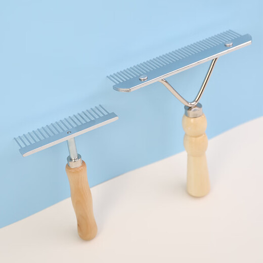 Pet dog comb, nail rake, dog hair comb, large dog comb, row comb and hair removal brush, special golden retriever supplies, large size