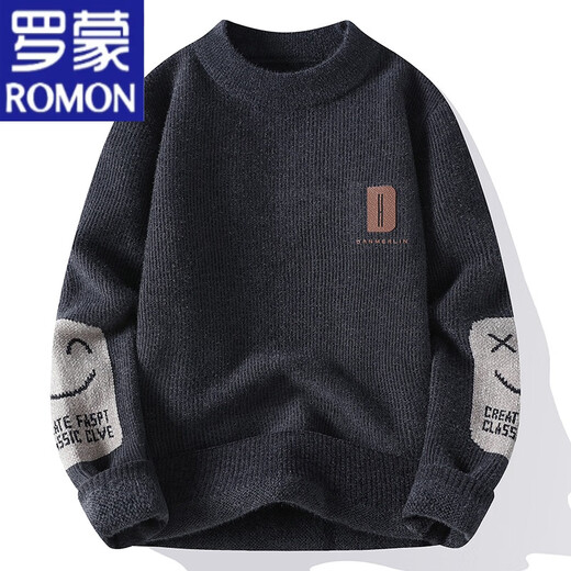 Romon (Romon) Collier de chemise de base d'automne et d'hiver faux pull à deux pièces pull chaud chouchure en tricot de couchet tricot de base de manteau de base m9901 m blanc [collier de chemise] m