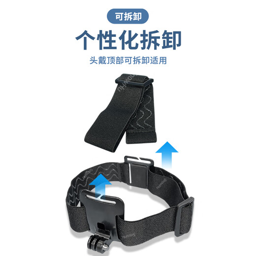 Mobile phone holder, headband, shooting fixed bracket, first-person perspective, outdoor vehicle-mounted Douyin live streaming artifact, headband mobile phone clip + extension arm