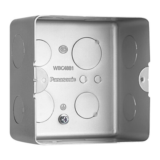 Tobtor de pana de interruptor Panasonic enchufe de cinco hoyos de cobre completo de cobre 5 hoyos Teléfono del piso del piso del piso de la caja inferior WBC4881