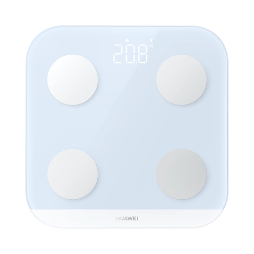 Huawei (Huawei) Intelligente Körperfettskala 3Pro2 Bluetooth Wifi Dual Connection Elektronische Skala Fettüberwachung menschlicher Gesundheit Gewichtsverlust und Fitness Genau Gewicht Fett Skala Huawei Körperfett 3 Bluetooth -Version 丨 [Island Blue]