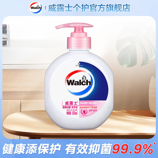 Walch Healthy Cleansing Antibacterial Hand Sanitizer 525ml Effectively inhibits 99.9% of bacteria. Universal for babies, children and adults. Protects and moisturizes.
