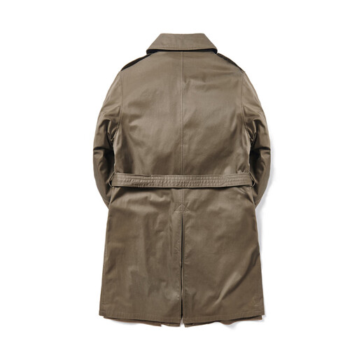 Children who are tired of playing trench coat + liner Okayama waterproof fabric Australian merino wool autumn and winter retro coat trench coat + liner set L