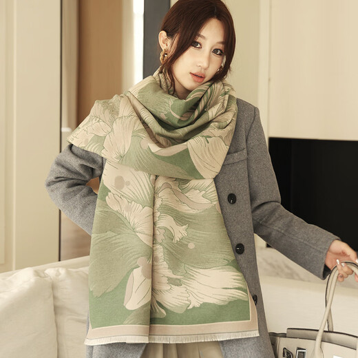 Fitonton Autumn and Winter Buff for Women, gran chal para el invierno, bufanda de lana engrosada y alargada para mujeres, cálidos y a prueba de frío.