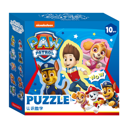 PAW PATROL Puzzles à cadre des enfants pour comprendre le Digital Paw Patrol Children's Puzzles Toys Decoration Home Decoration Cadeaux
