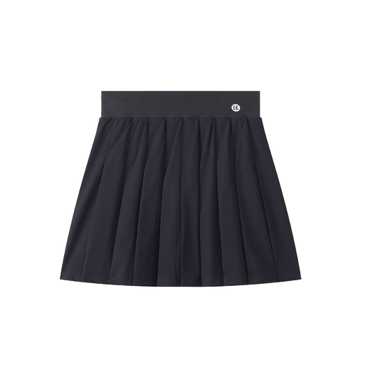 ELLE KIDS children's clothing French sports tennis style pleated skirt girls spring and summer yoga leggings skirt black 120 (110/120)