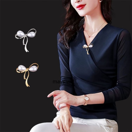 Jack Viney atmospheric V-neck anti-exposure fixed clothing women's collar pin cardigan 6#--022 pcs