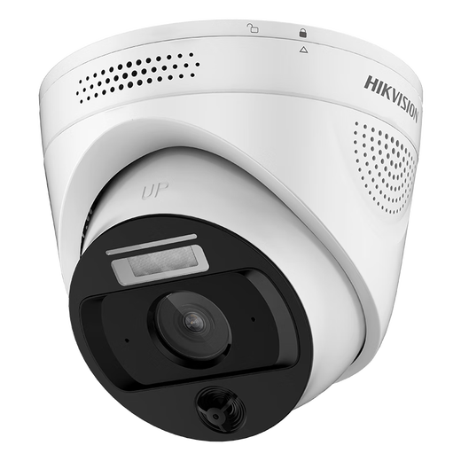 HIKVISION海康威视监控摄像头400万2K全彩夜视高温报警AI值岗检测手机直连网线供电经济版VN24-P(B) 2.8MM