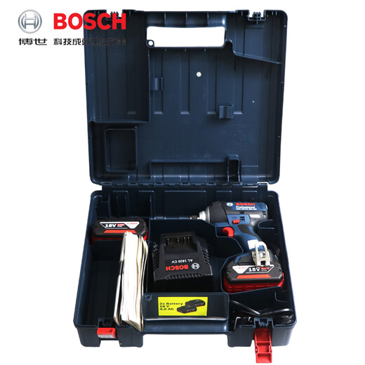 Bosch original brushless electric wrench GDS18VECGDS250GDS18V400 lithium impact wrench GDS18V-400 dual electric 5 point 0AH set