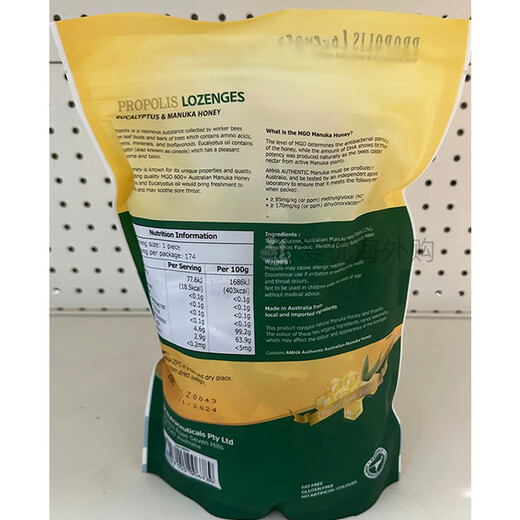 TRUE BLUE Australia direct mail True Blue Manuka Bee Propolis Throat Candy Eucalyptus Cooling Mint UMF10+ Hard Candy 800g*1 bag Shipped from Australia and will arrive in about 30 days