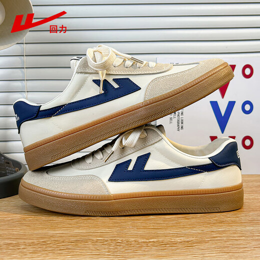 Krieger (Krieger) Herrenschuhe vielseitige Leinwandschuhe Herren atmungsbezogene lässige Schuhe Herren G483MJ Reis/Grau/Dunkelblau 40