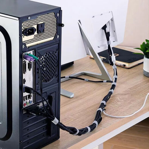 [JD Logistics] Data Cable Storage Artefact Velcro Tie Câble Câble Câble Home Computer Habit Câble Câble Câble Câble STRAP STRAP ADADHESIVE GARY 1 METER-1CM DE LA PLUS [Bonnes marchandises pour les ceintures industrielles]