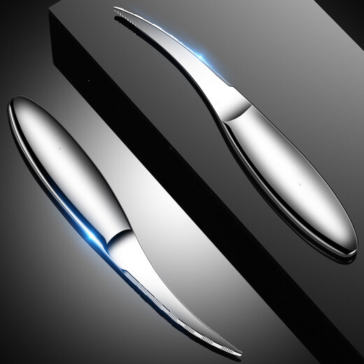 CM LIVE shrimp line knife, shrimp back knife, household stainless steel shrimp line picker, crayfish intestine cutter, fish belly knife, shrimp peeler, shrimp line cutter, shrimp knife peeling tool, Berlin classic all-steel shrimp line knife 17cm