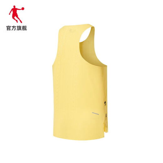 Jordan Flying Shadow 3 Sports T-shirt Men's 2024 Summer New Sleeveless Sweat-Absorbent Quick-Drying Lightweight Marathon Professional Top Men's Primrose Yellow-Flying Vest M-170
