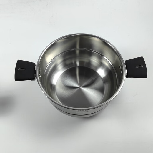 ASD ASD steamer ZS24V3J household food grade 304 stainless steel double bottom two-layer soup steamer ZS22V3J ZS24V3J (5.6L soup steamer) 2 layers 24cm