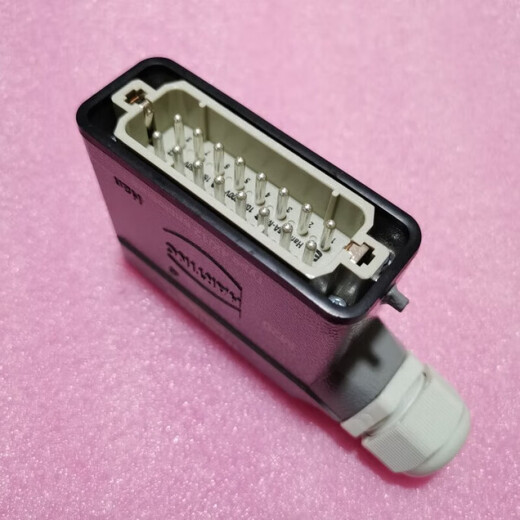 Customized HARTING connector 09200162612 male core plug HAN-16A-M precision small P16A/250V male core + side upper shell + waterproof head