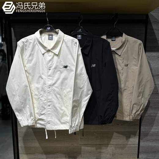 NEW BALANCENew Balance NB24年春男女中性休闲时尚防风夹克梭织外套AMJ41341 NAE12131-BK黑色 专柜全新现货 S 16588A